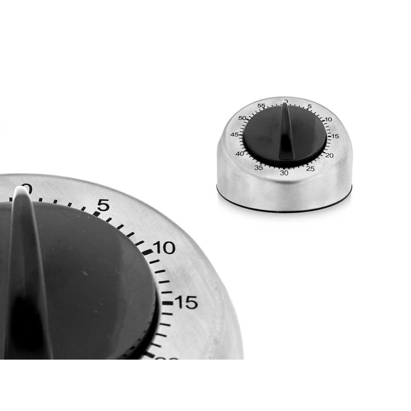 TIMER DA CUCINA ROULETTE ACCIAIO