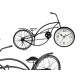 HORLOGE FORGE VÉLO NOIR 22,5CM LARGE