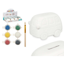 MEALHEIRO PARA PINTAR CARRINHA 6 CORES COM PINCEL