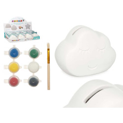MEALHEIRO PARA PINTAR NUVEM 6 CORES COM PINCEL