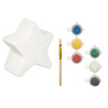 PIGGY BANK TO PAINT STAR 6 COLORS BRUSH