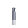 BÂTON METAL RAYURES 130 CM GRIS