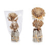 BUQUET MADEIRA COM FLOR COR NATURAL SORT 2 