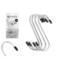SET 4 GANCI METALLICI MEDI