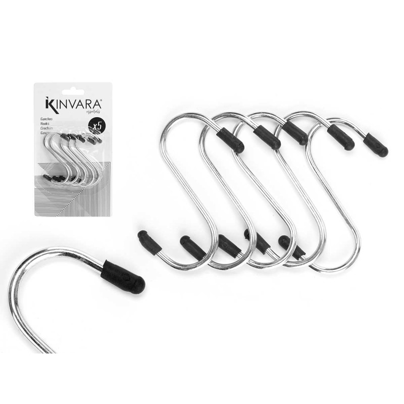 SET 5 GANCI METALLICI PICCOLI
