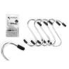 SET 5 GANCI METALLICI PICCOLI