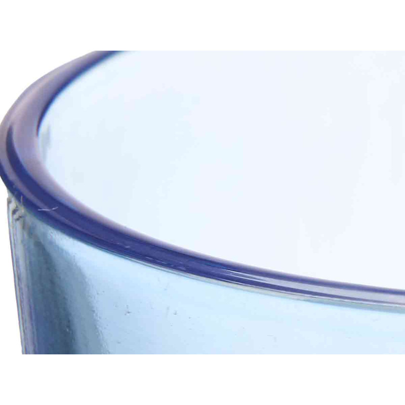 BICCHIERE VETRO 360 ML ASS 6 COLORI DISPLAY 