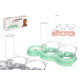 COMEDERO PLASTICO DOBLE BEBEDERO SURT 3