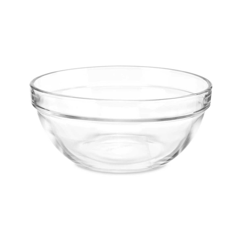 TAÇA VIDRO EMPILHÁVEL 17 CM TRANSPARENTE
