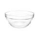 GLASS STACKABLE BOWL 17 CM TRANSPARENT
