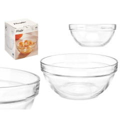 GLASS STACKABLE BOWL 14 CM TRANSPARENT
