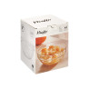 TAÇA VIDRO EMPILHÁVEL 14 CM TRANSPARENTE