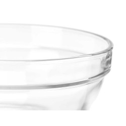 GLASS STACKABLE BOWL 14 CM TRANSPARENT