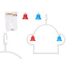 COLUMPIO CASCABELES ACCESORIO JAULA BLANCO
