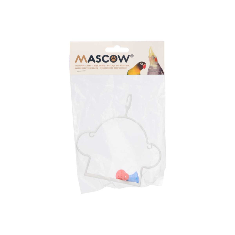COLUMPIO CASCABELES ACCESORIO JAULA BLANCO