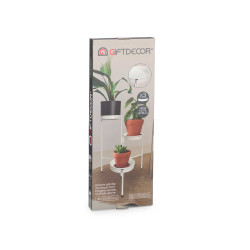 POT SHELVES WITH 3 HEIGHTS BLACK