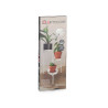 POT SHELVES WITH 3 HEIGHTS BLACK