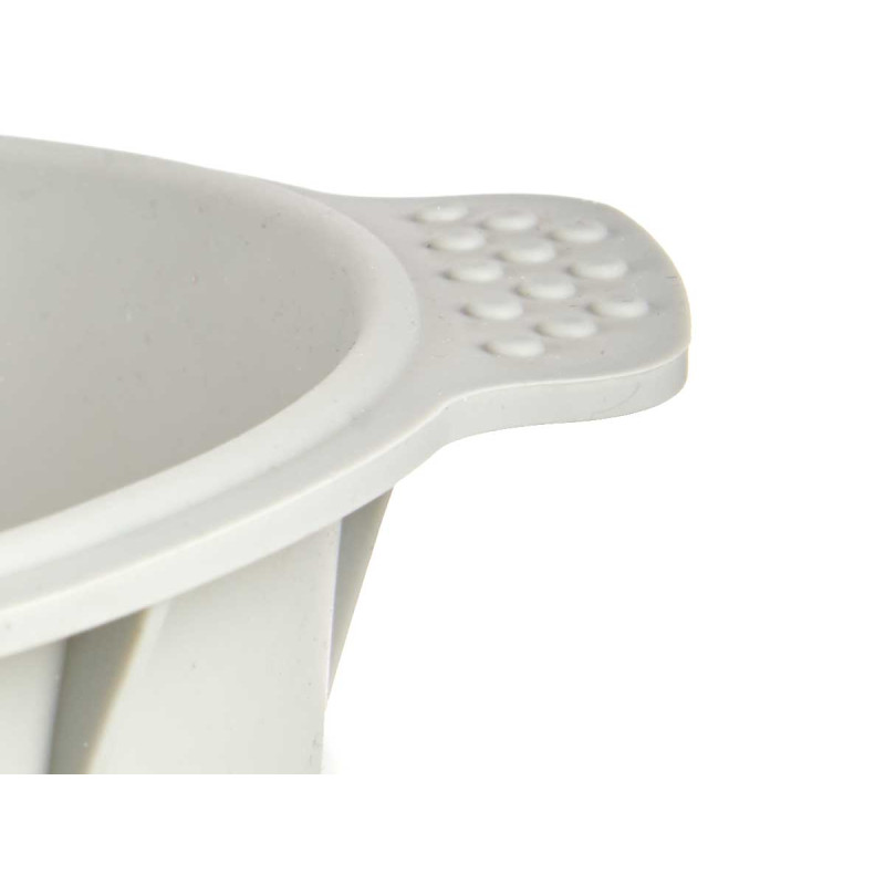 TORTIERA SILICONE ROTONDO CON MANIGLIE ASSORT 2 