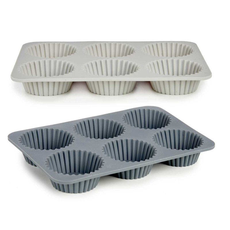 MOULE SILICONE 6 MADELEINES SET 2