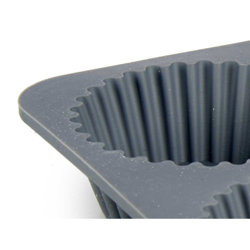 2 ASS 6 MUFFINS SILICONE MOLD