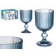 BICCHIERE DA ACQUA 370ML STRISCE BLU SCURO