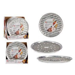 SET OF 4 ROUND GRILL/PIZZA ALUMIN TRAYS