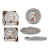 SET OF 4 ROUND GRILL/PIZZA ALUMIN TRAYS