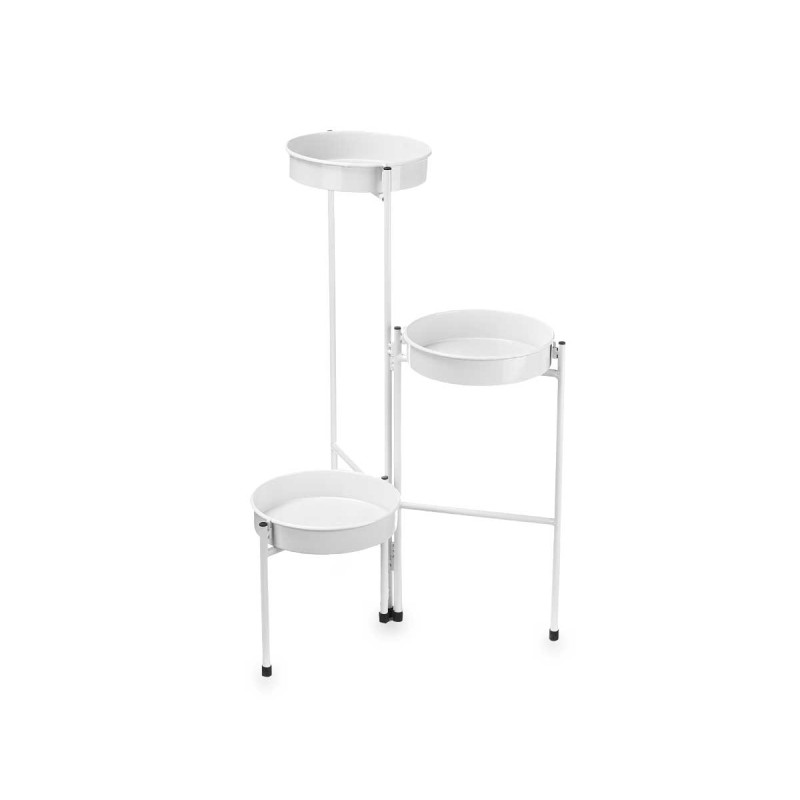 POT SHELVES WITH 3 HEIGHTS WHITE