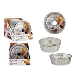 SET 4 MOLDES DE ALUMINIO FLAN PEQUEÑA
