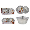 CONJ 3 PANELAS DE ALUMINIO COM TAMPA PEQ