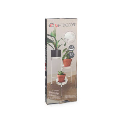 POT SHELVES WITH 3 HEIGHTS WHITE