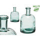 DECORATIVE WIDE GLASS BOTTLE
