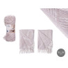 COUVRE-LIT POLYVALENT JACQUARD GRIS 125X150CM ASR2