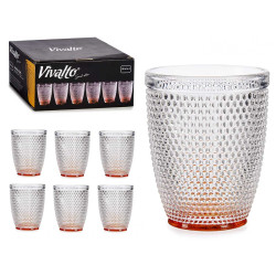 VERRE VERRE POINTS EAU 300ML AMBRE 