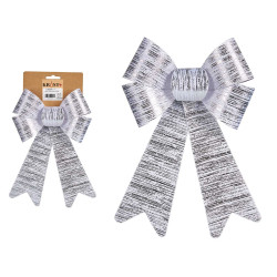 LAZO PVC 15X25 CM PLATA