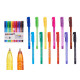 SET 12 BOLIGRAFOS FLUOR SEMIGEL