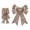 SET 2 LAZOS PVC BRONCE 14X20 CM