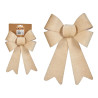 PVC BOW 15X20 CM DECORATIVE WHITE