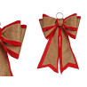 BOW 40X60 CM GOLD AND RED