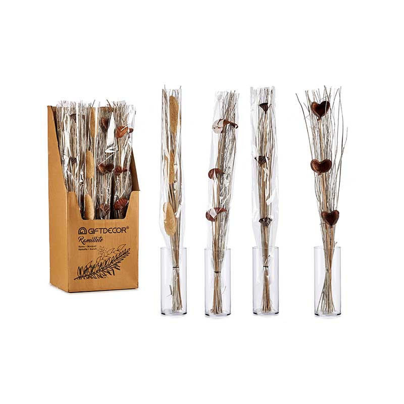 BOUQUET BLANC ET NATUREL 100 CM SET 4