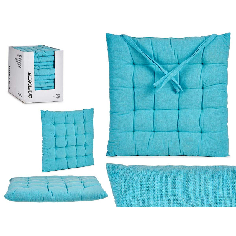 CUSCINO LISCIO BLU