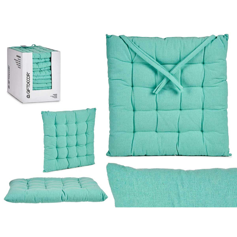 TURQUOISE PLAIN CUSHION 