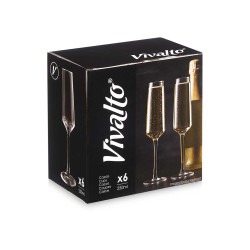 CÁLICE CÓNICO DE CHAMPANHE 250ML