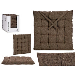 BROWN PLAIN CUSHION 