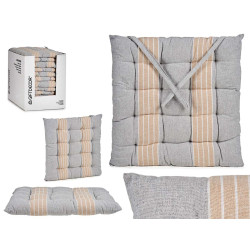 CUSCINO RIGHE GRIGIO