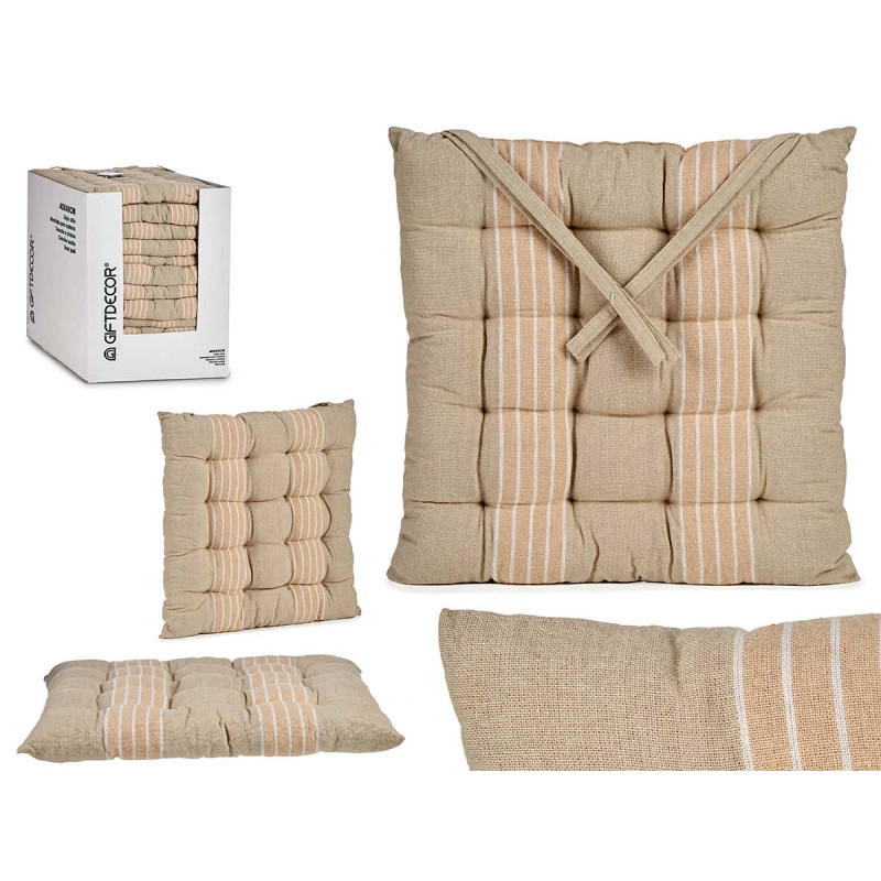 CUSCINO RIGHE CREMA