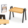 SIDE TABLE BLACK LEGS