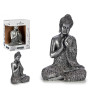 BUDDA SEDUTO MANI RESINA GR ARGENTO