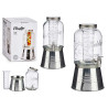 CARAFFA CON SUPPORTO E REFRIGERATORE 3800ML ARGENT