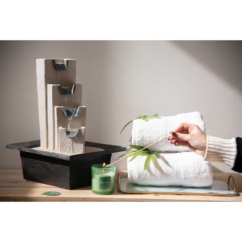 BOUGIE VERRE 120GR LOTUS